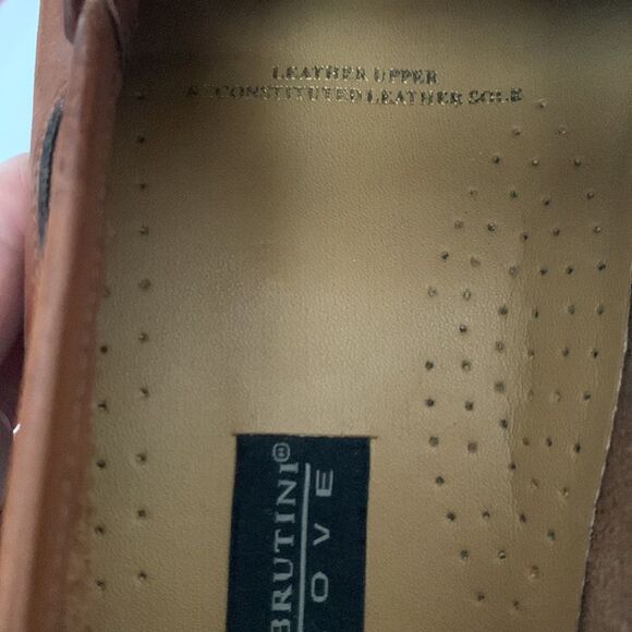 Giorgio Brutini Le Glove Handcrafted Leather Loafers Size 10,5 D - Picture 10 of 13